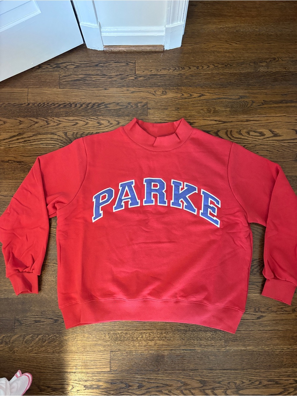 PARKE Americana Mockneck L/XL Brand New SOLD OUT Coastal Collection & Hair Clip